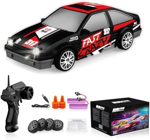 Ferrari Drift Racing Remote (Negro)