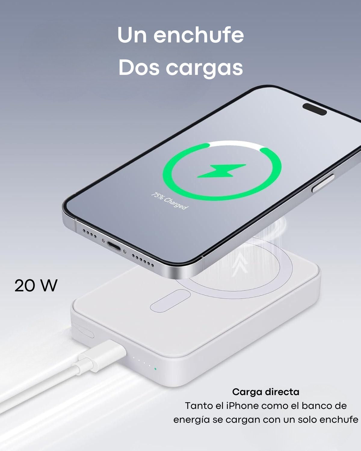 Power Bank Magnético 10000mAh