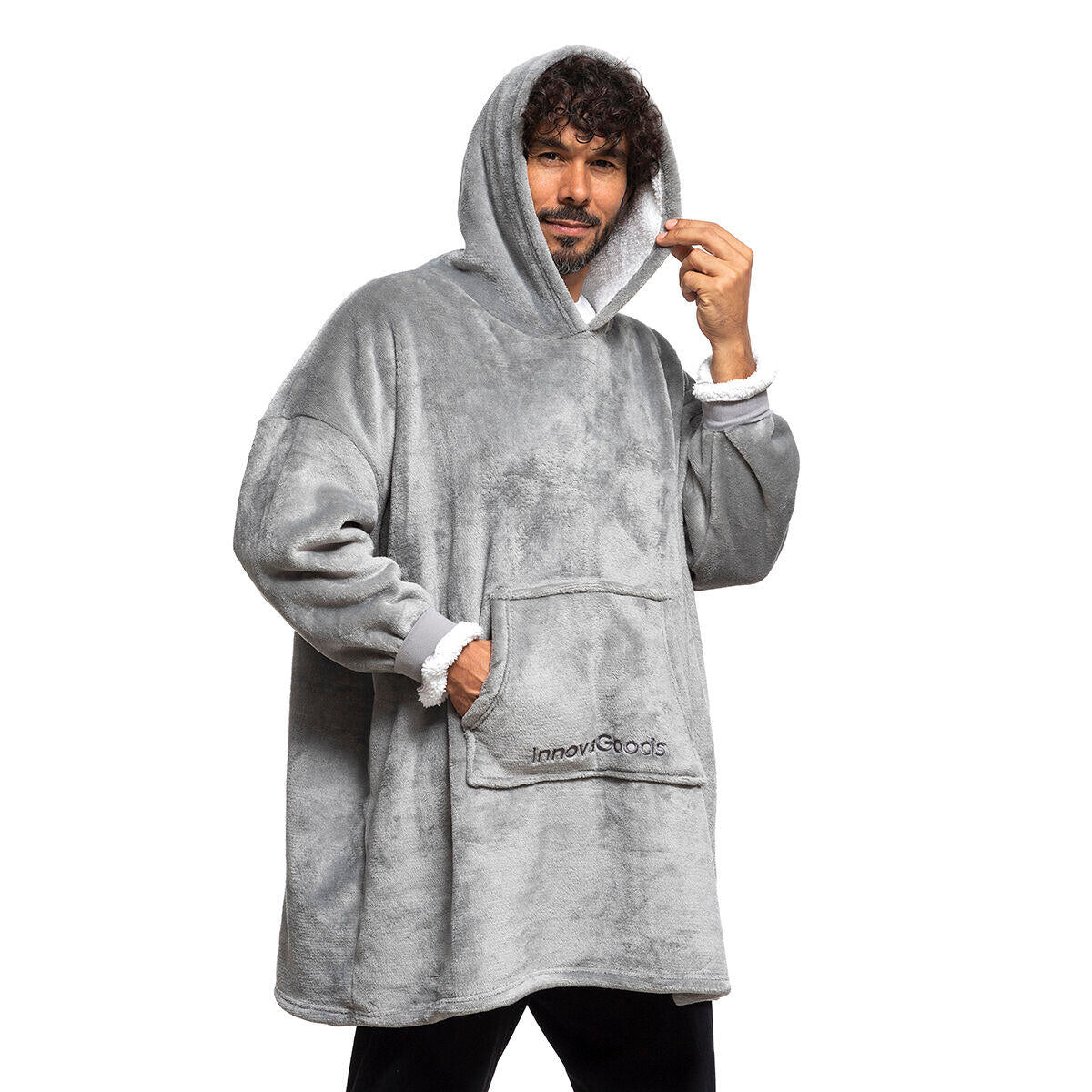 Batamanta Sudadera Oversized con Forro Polar