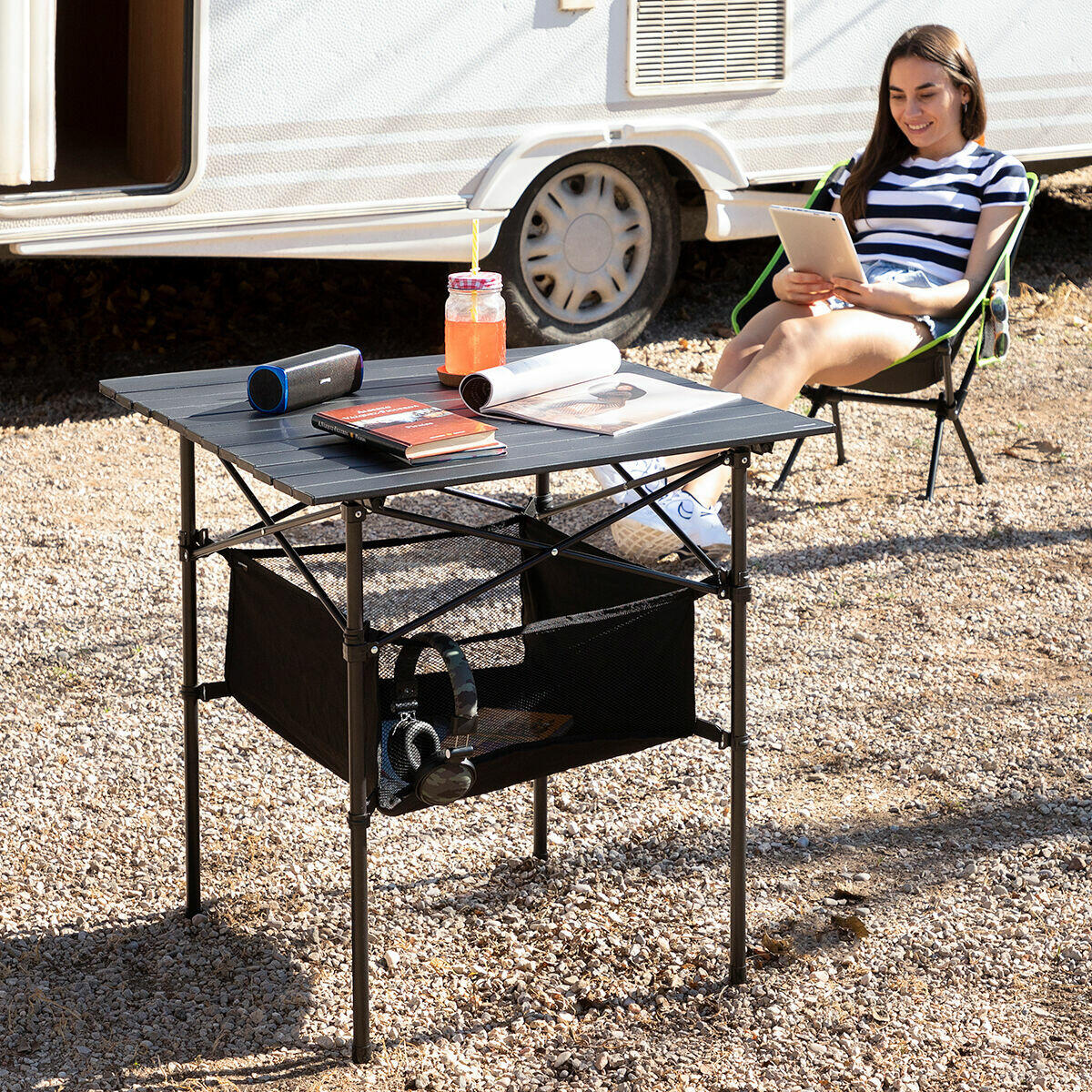 Mesa de Camping Plegable